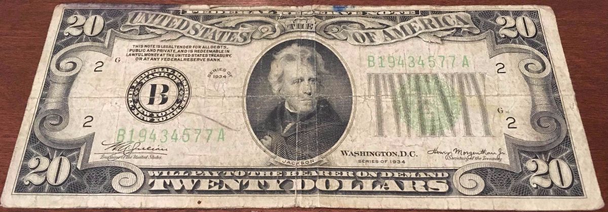 1934-$20-Note-Circulation-Find
